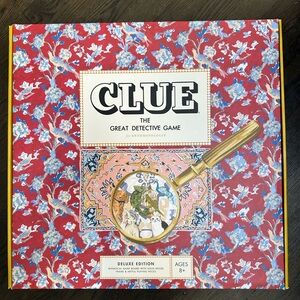 Anthropologie Clue Deluxe Edition Beech Wood Board Game Style No. 68923143 BNIB